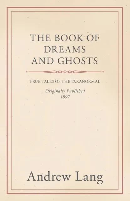 Book of Dreams and Ghosts