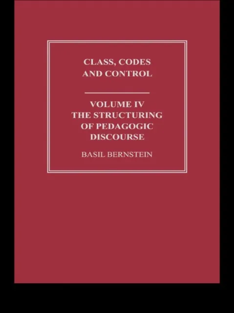 Structuring of Pedagogic Discourse