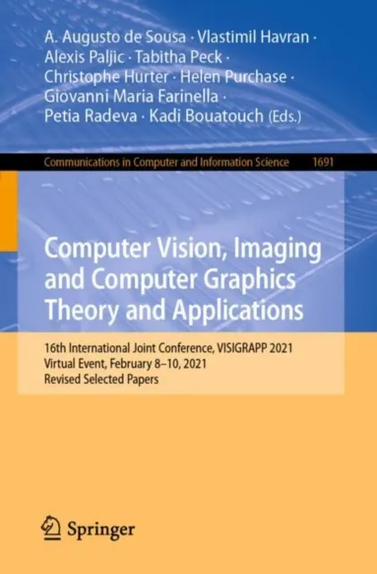 Computer Vision, Imaging and Computer Graphics Theory and Applications