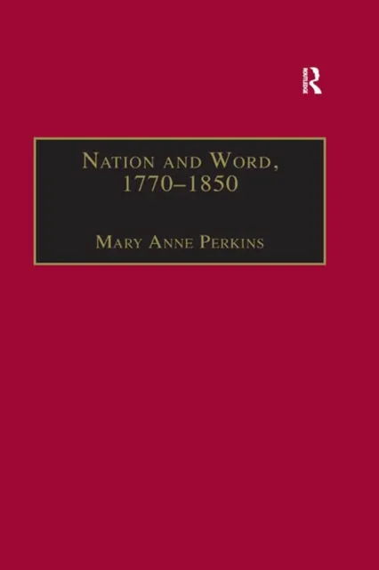 Nation and Word, 1770-1850