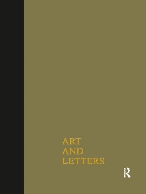 Art & Letters July-Winter 1918