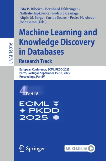 Machine Learning and Knowledge Discovery in Databases. Research Track