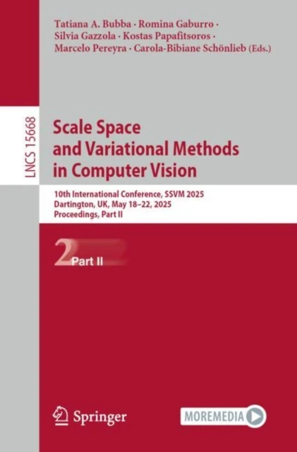 Scale Space and Variational Methods in Computer Vision