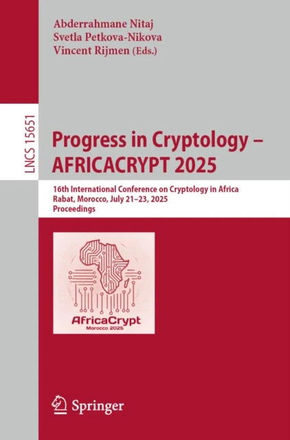 Progress in Cryptology - AFRICACRYPT 2025