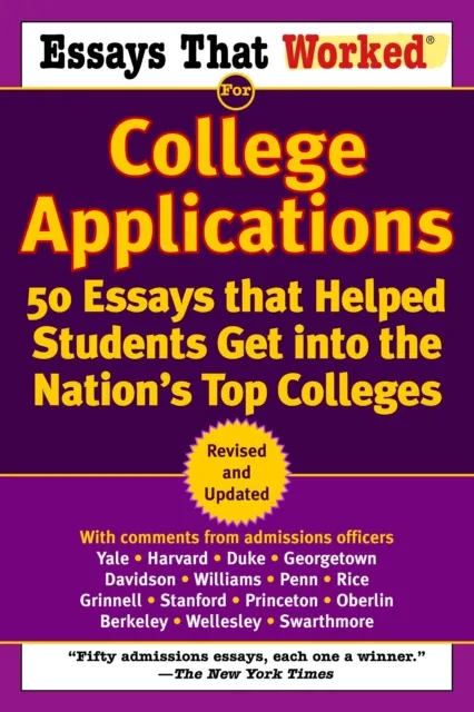 Essays that Worked for College Applications