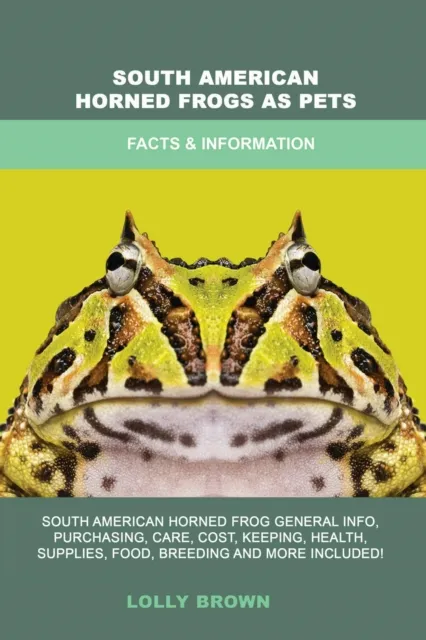 South American Horned Frogs as Pets