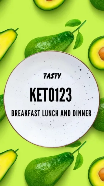Tasty Keto123 Breakfast Lunch And  Dinner