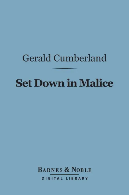 Set Down in Malice (Barnes & Noble Digital Library)