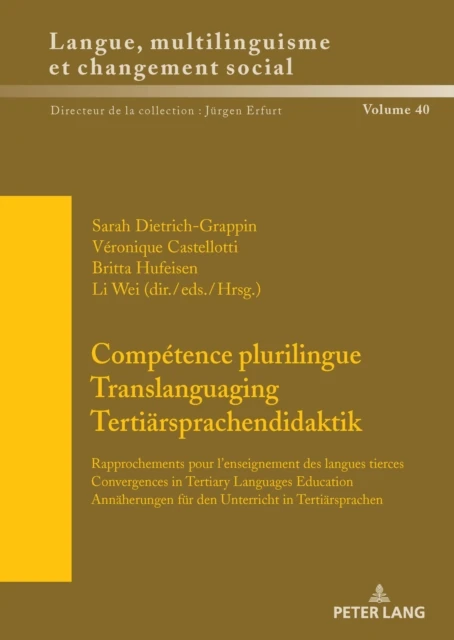 Competence plurilingue / Translanguaging / Tertiaersprachendidaktik