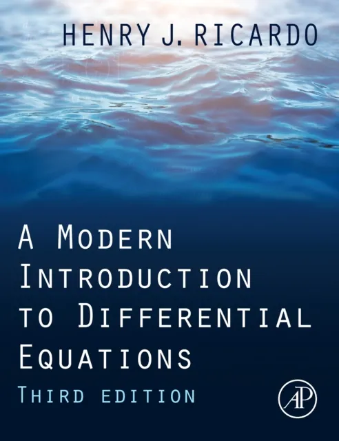 Modern Introduction to Differential Equations