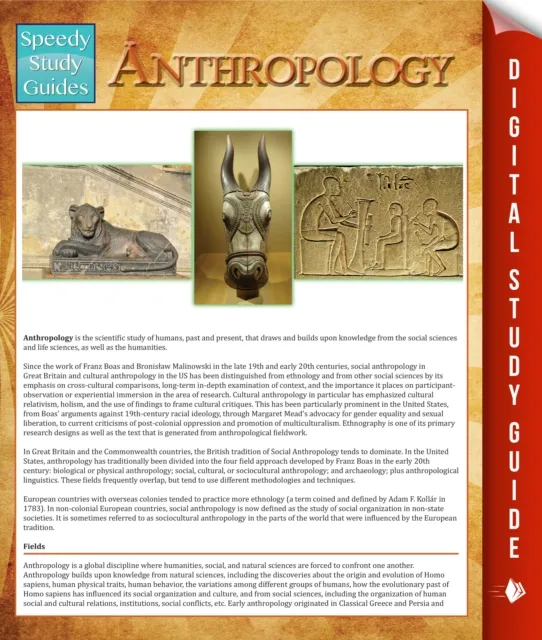 Anthropology (Speedy Study Guides)