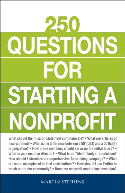 250 Questions for Starting a Nonprofit