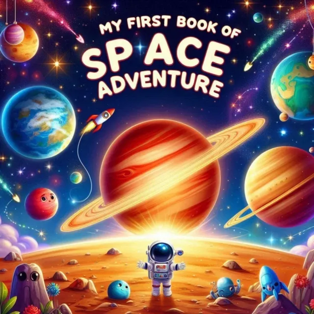 My First Book of Space Adventure": "Fun Planet Facts, Activities, and Pictures for Kids Ages 4-6"