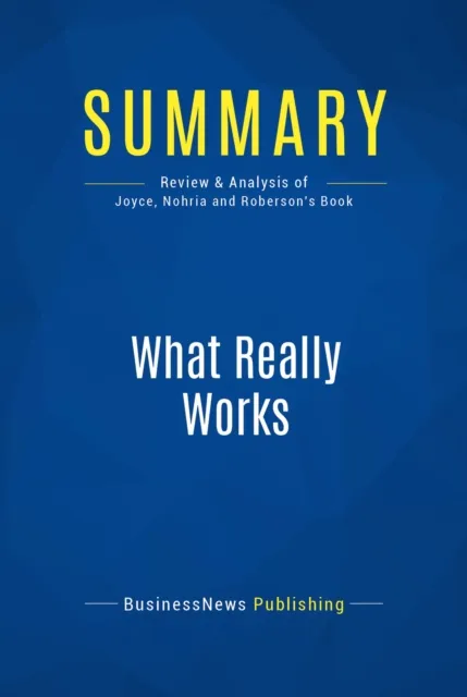 Summary: What Really Works