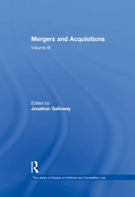 Mergers and Acquisitions
