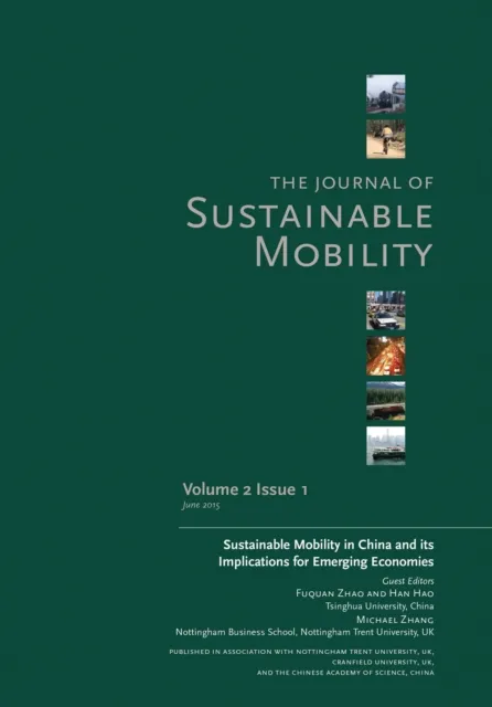 Journal of Sustainable Mobility Vol. 2 Issue 1
