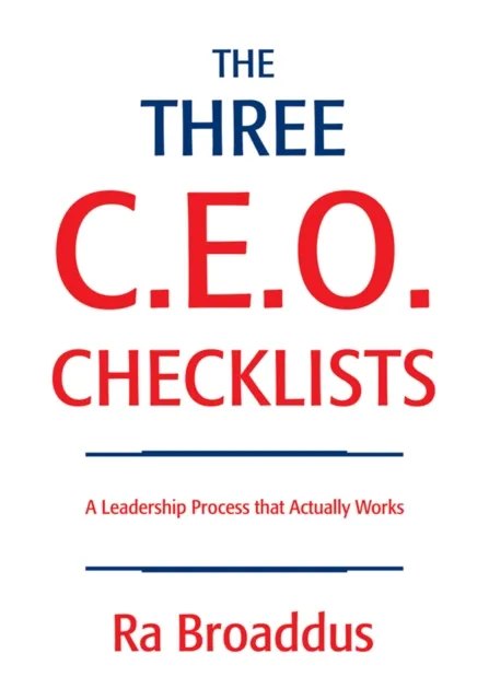 Three C.E.O. Checklists