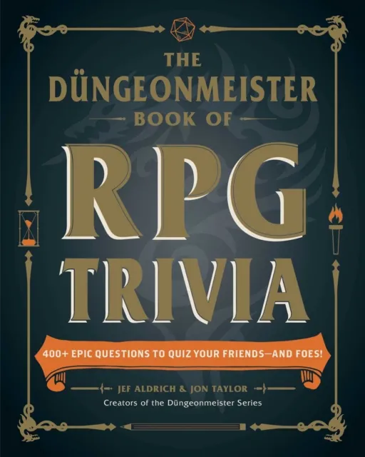 Dungeonmeister Book of RPG Trivia: 300 Questions to Level Up Your Game Night