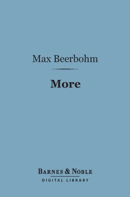 More (Barnes & Noble Digital Library)