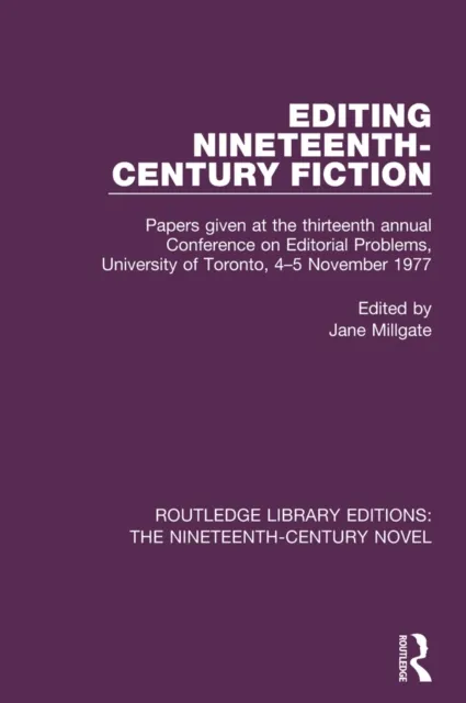 Editing Nineteenth-Century Fiction