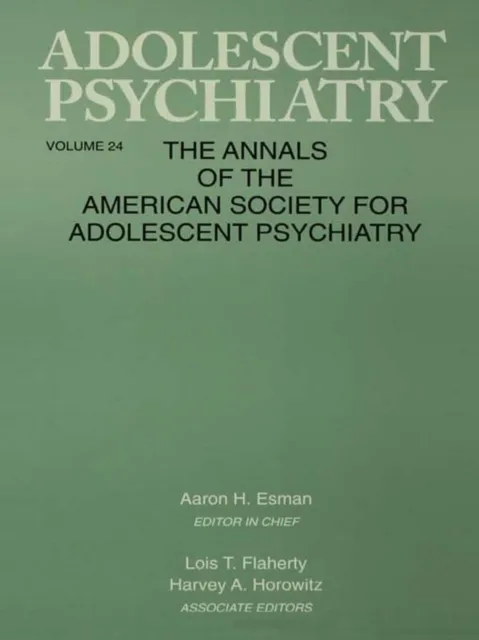 Adolescent Psychiatry, V. 24