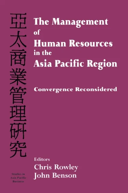 Management of Human Resources in the Asia Pacific Region