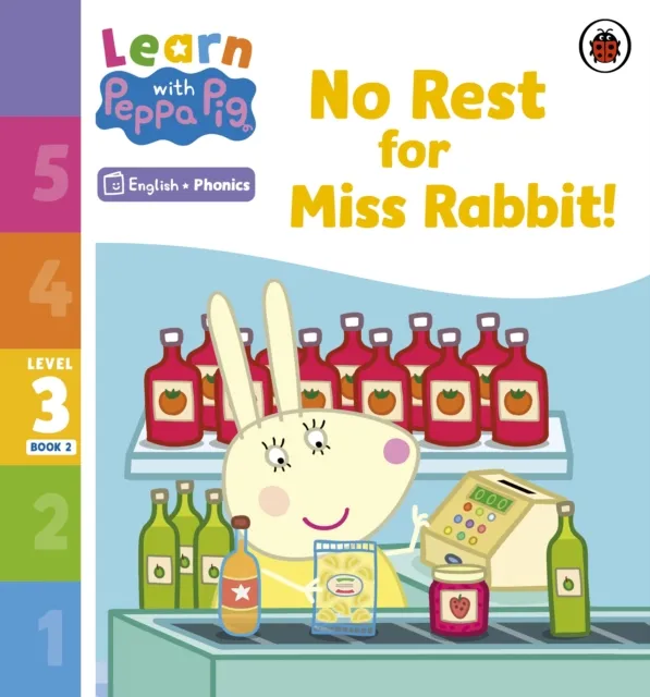 Learn with Peppa Phonics Level 3 Book 2   No Rest for Miss Rabbit! (Phonics Reader)