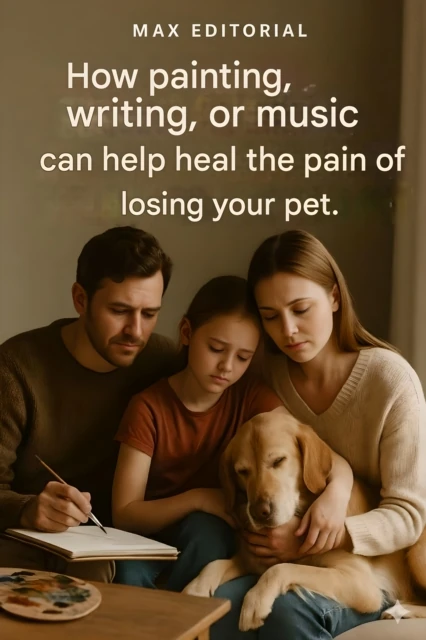How Painting, Writing, or Music Can Help Heal the Pain of Losing Your Pet.