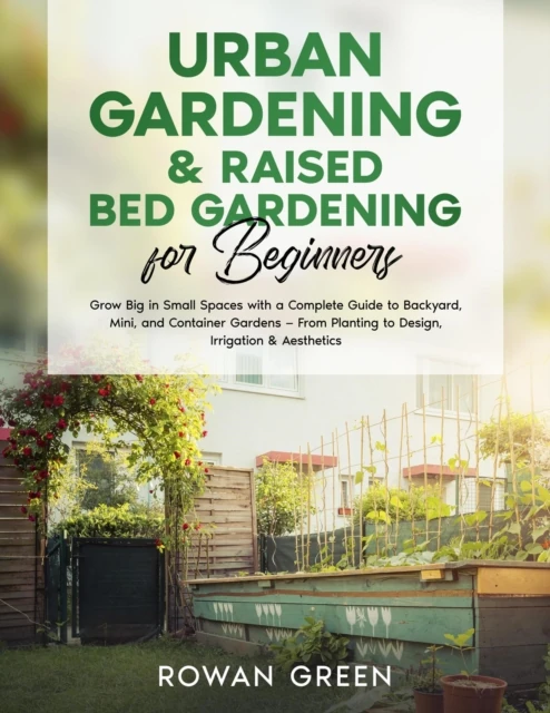 Urban Gardening & Raised Bed Gardening for Beginners: Grow Big in Small Spaces with A Complete Guide to Backyard, Mini, and Container Gardens - From Planting to Design, Irrigation & Aesthetics