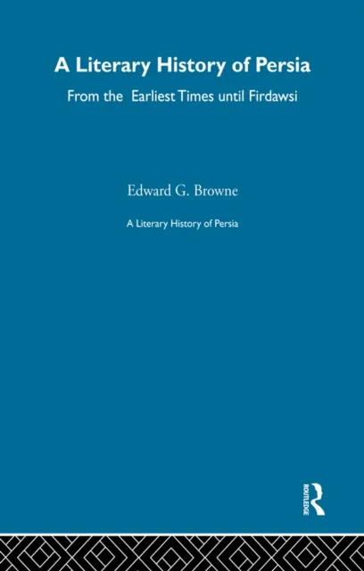 Literary History of Persia