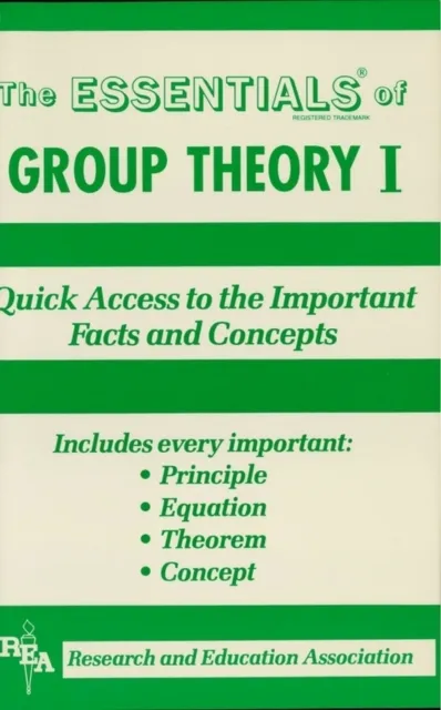 Group Theory I Essentials