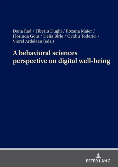 behavioral sciences perspective on digital well-being
