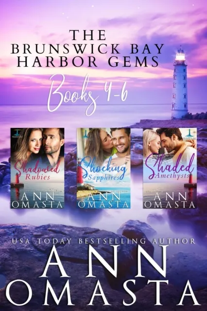 Brunswick Bay Harbor Gems (Books 4 - 6): Shadowed Rubies, Shocking Sapphires, and Shaded Amethysts