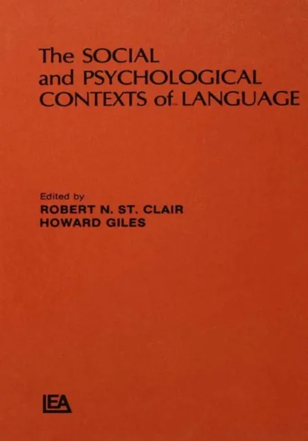 Social and Psychological Contexts of Language