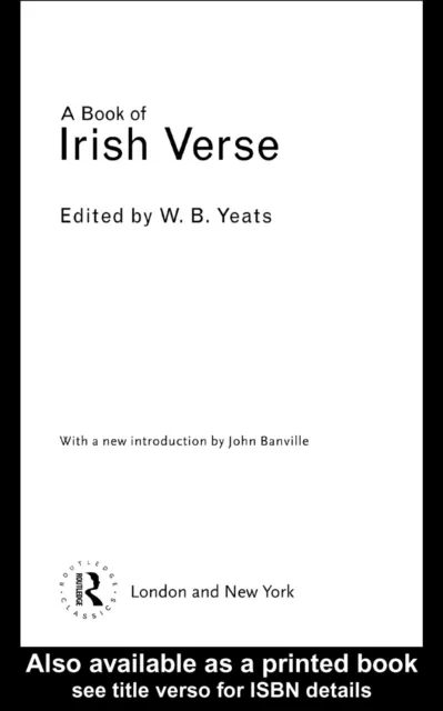 Book of Irish Verse