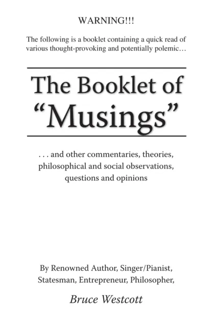 Booklet of "Musings"