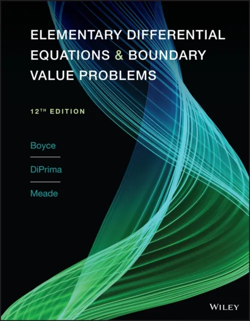 Elementary Differential Equations and Boundary Value Problems