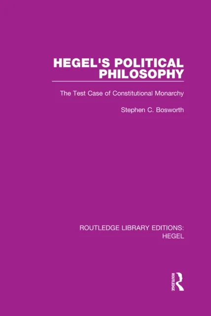 Hegel's Political Philosophy