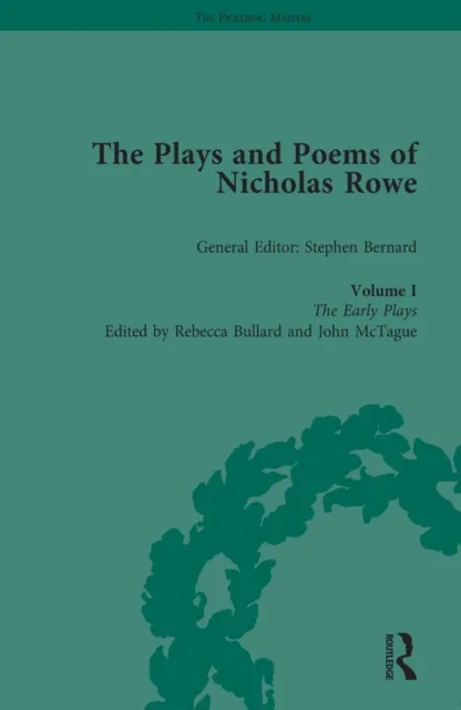 Plays and Poems of Nicholas Rowe, Volume I