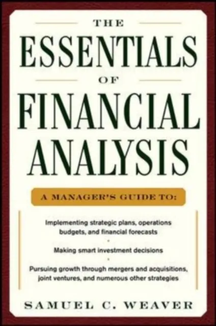 Essentials of Financial Analysis