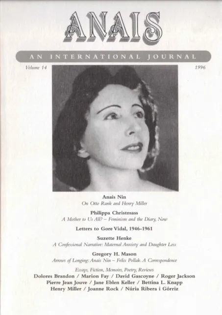 ANAIS: An International Journal, Vol. 14