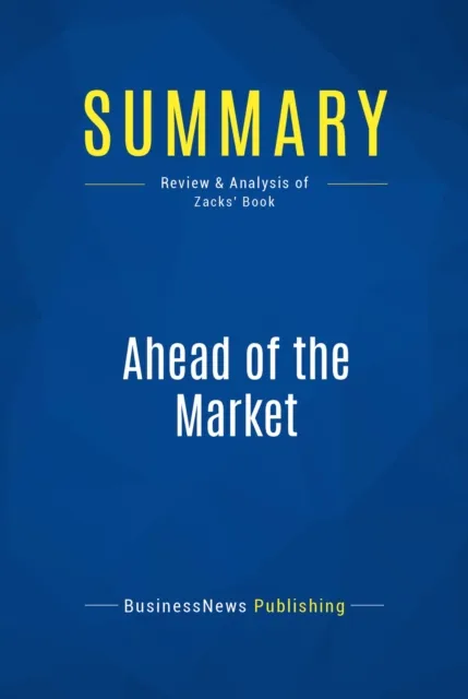 Summary: Ahead of the Market