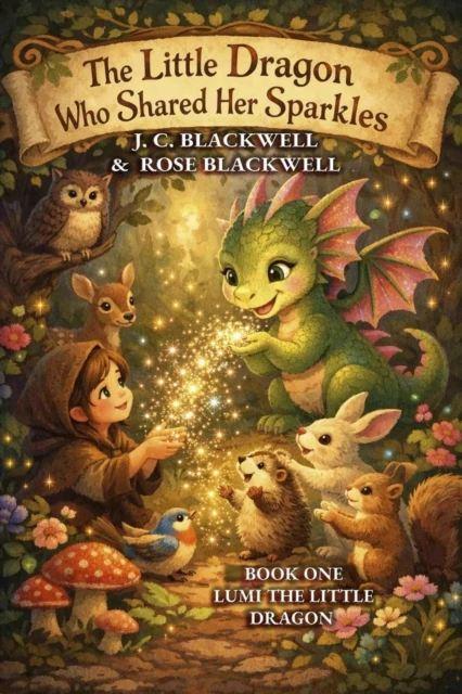 Little Dragon Who Shared Her Sparkles