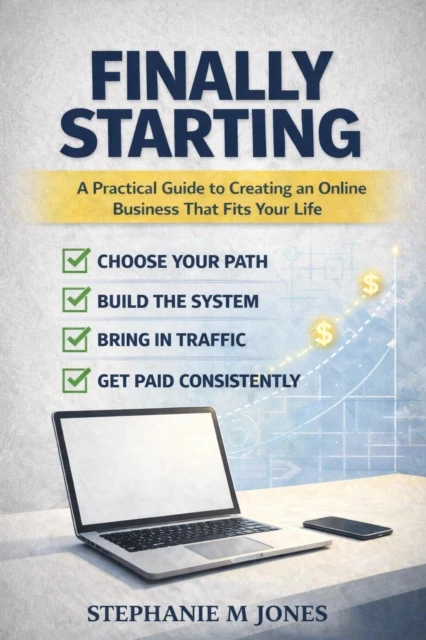 Finally Starting: A Practical Guide to Creating an Online Business That Fits Your Life