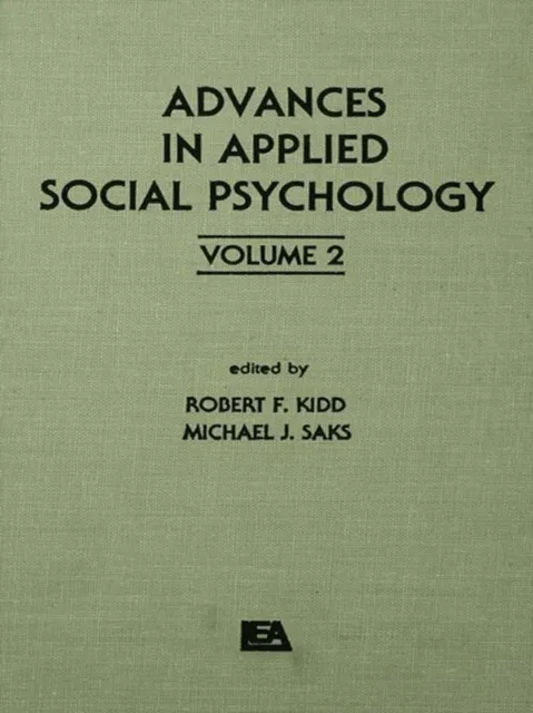 Advances in Applied Social Psychology