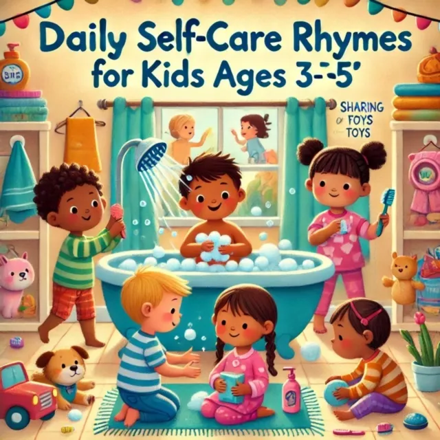 "Daily Self-Care Rhymes for Kids Ages 3-5: Fun Routines and Life Skills for Building Independence