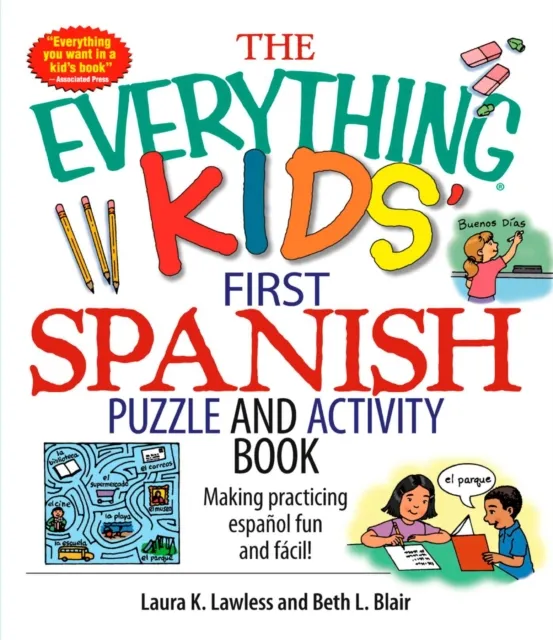 Everything Kids' First Spanish Puzzle & Activity Book