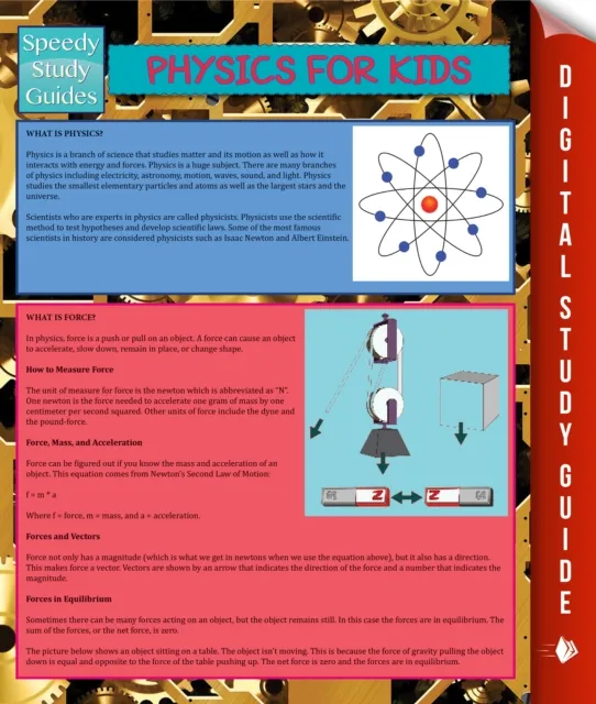 Physics For Kids (Speedy Study Guide)