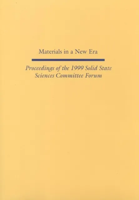 Materials in a New Era