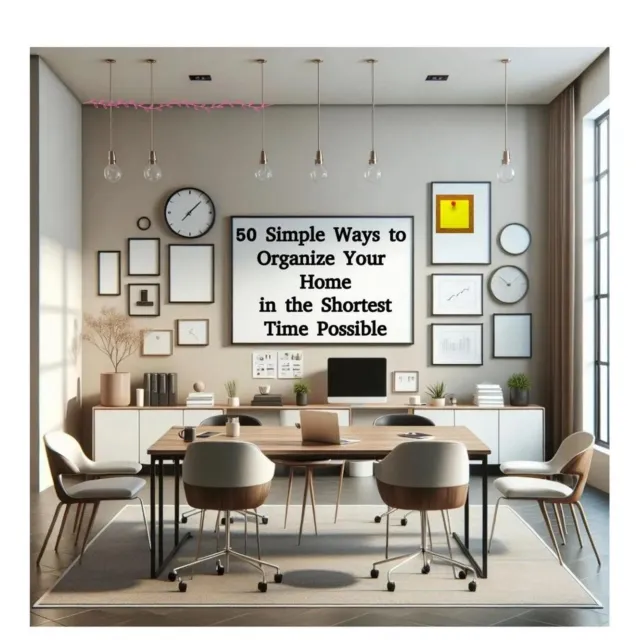 50 Simple Ways to Organize Your Home in the Shortest Time Possible